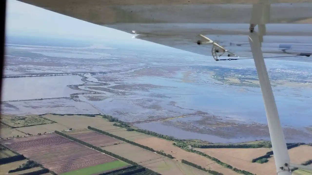 La cuenca del río Arrecifes tiene su desembocadura en el río Baradero (Foto: Eduardo Génova).