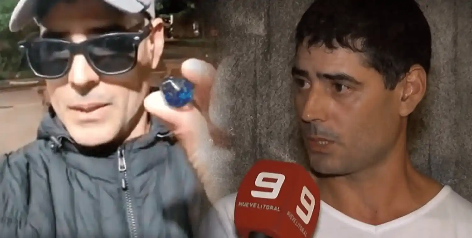 Reapareció el mitómano Sánchez, ahora asegura que encontró una piedra preciosa