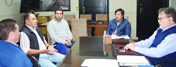 El intendente Francolini y la conducción de La Bancaria  manifestaron su preocupación por la unificación de la gerencia zonal 