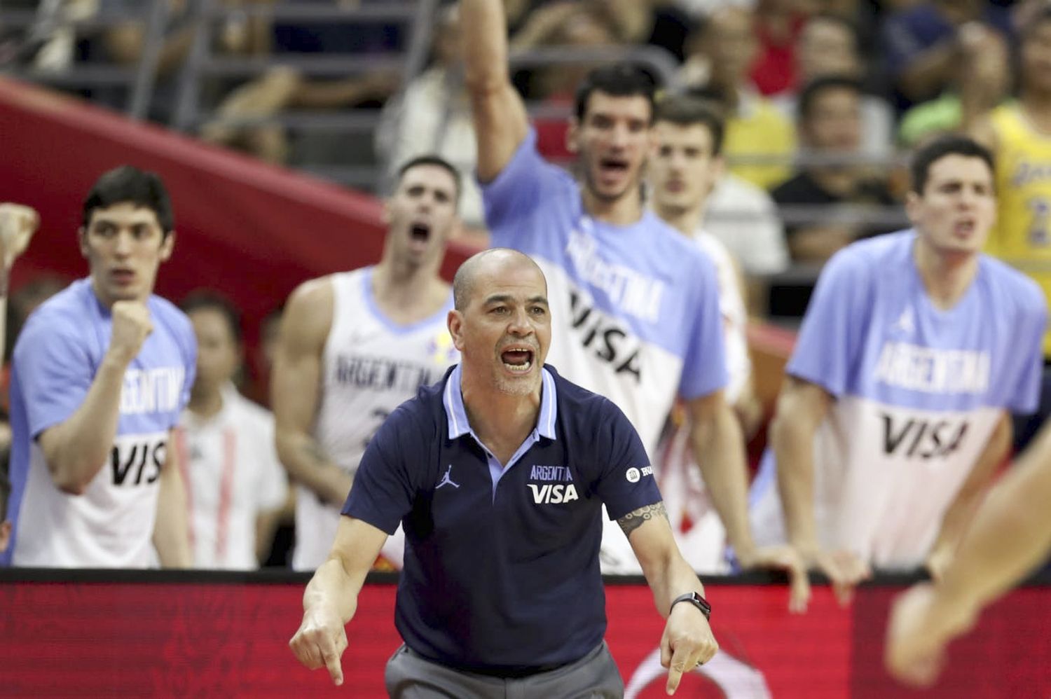 Hernández, entrenador de Argentina.