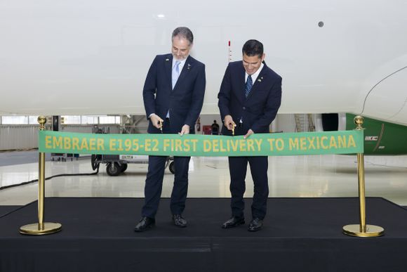 Mexicana de Aviación Takes Delivery of First Embraer E195-E2, Marking a Milestone in Fleet Modernization