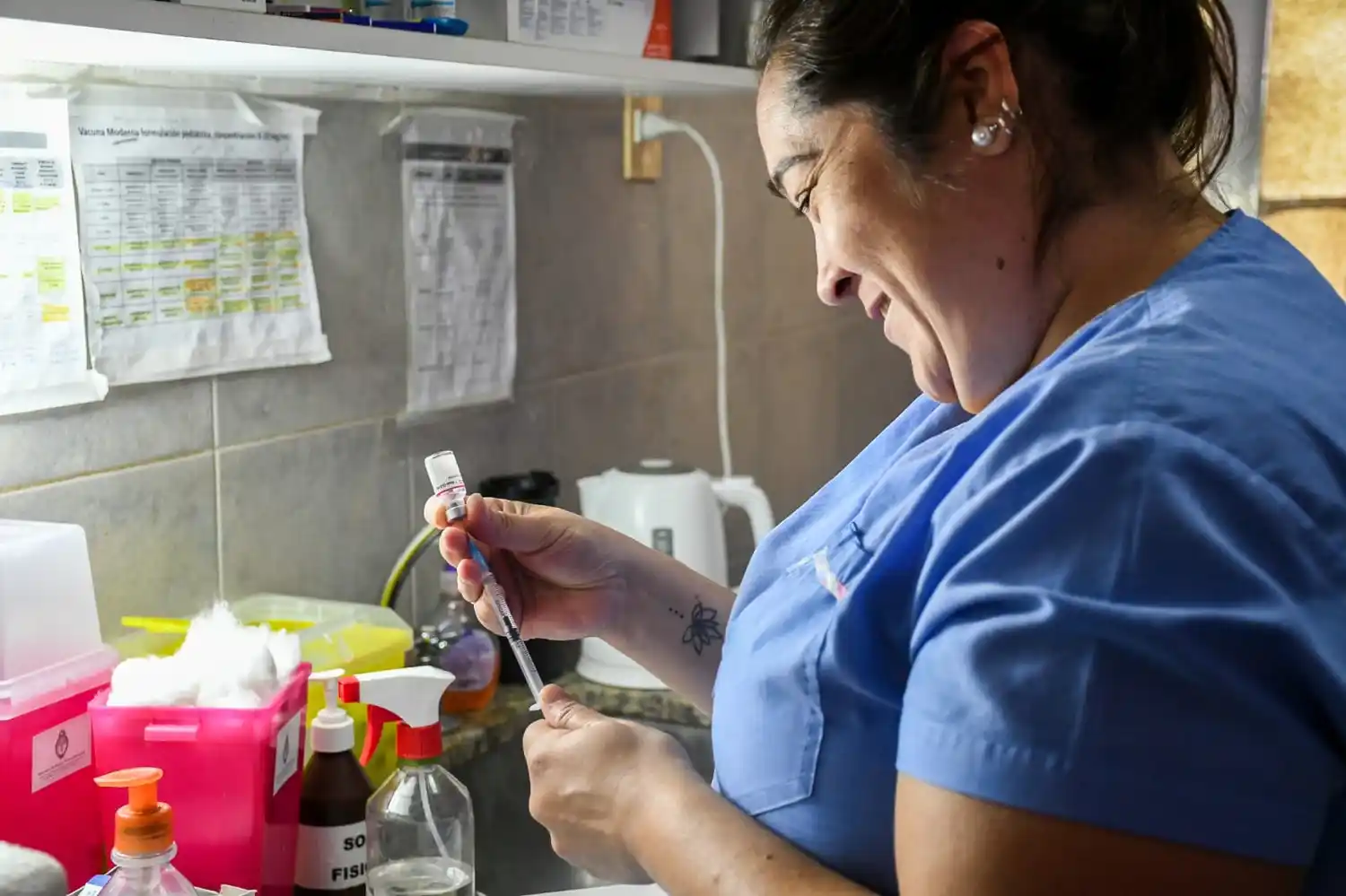 Continúa vigente la campaña de vacunación antigripal para todos los grupos etarios en Hospital Municipal