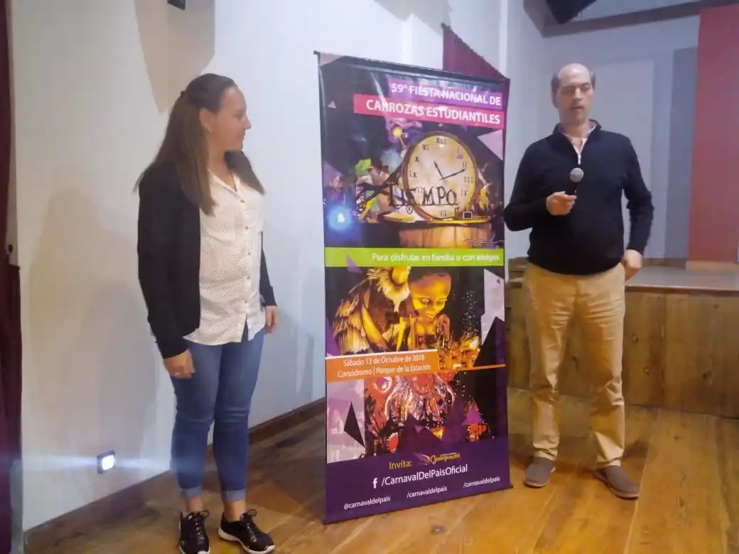Presentaron la edición 59 de la Fiesta Nacional de Carrozas Estudiantiles