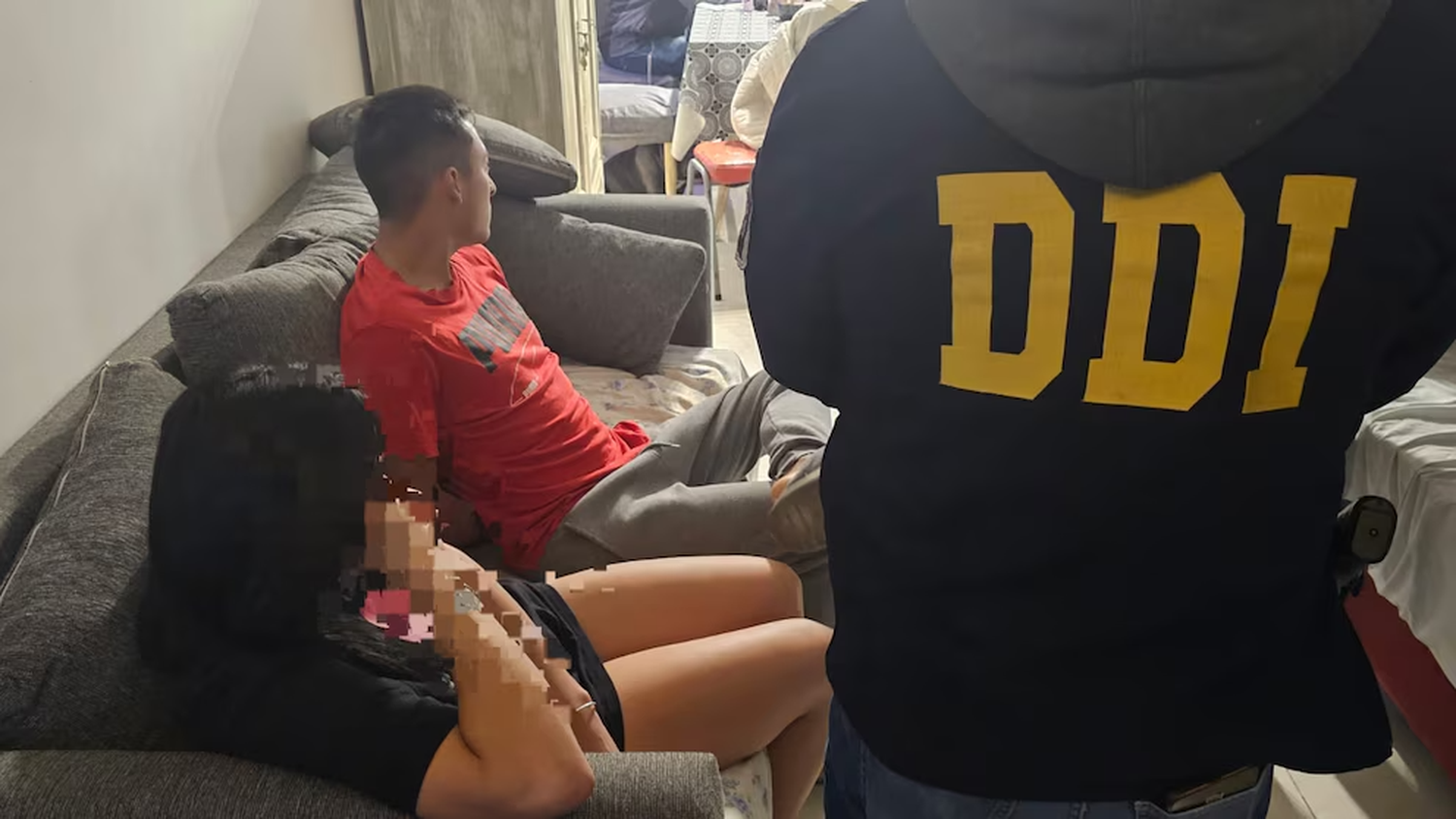 El primer detenido fue un joven de 24 años en la zona de Núñez (Foto: Infobae)