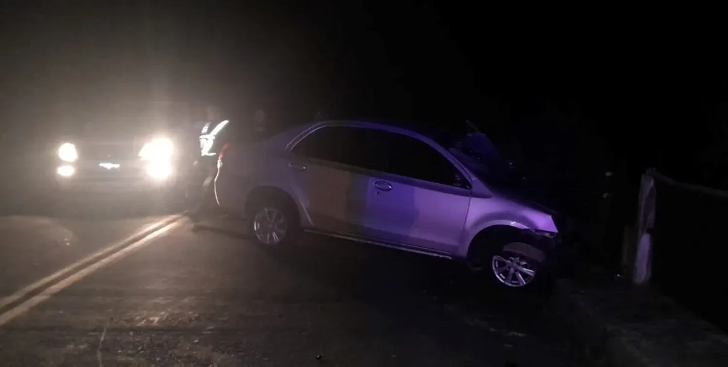 Un hombre murió tras chocar con su auto la baranda de un puente en jurisdicción de Villa Ana