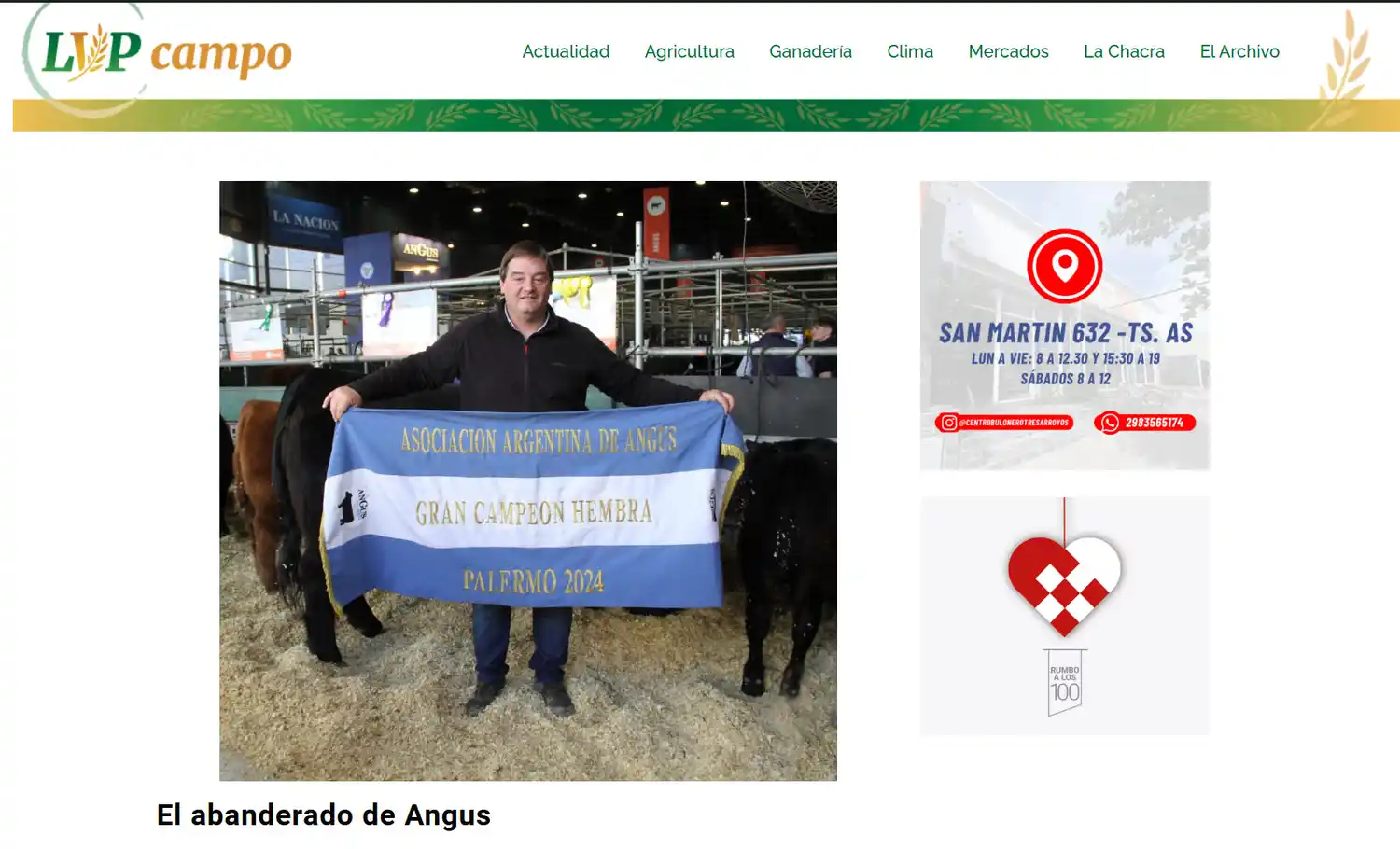 El Top 3 de noticias de Campo de 2024