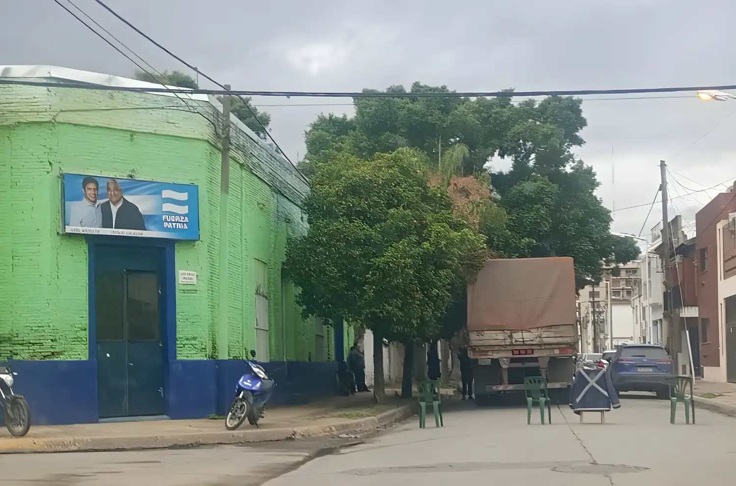 camión mercadería centro cosmopolita