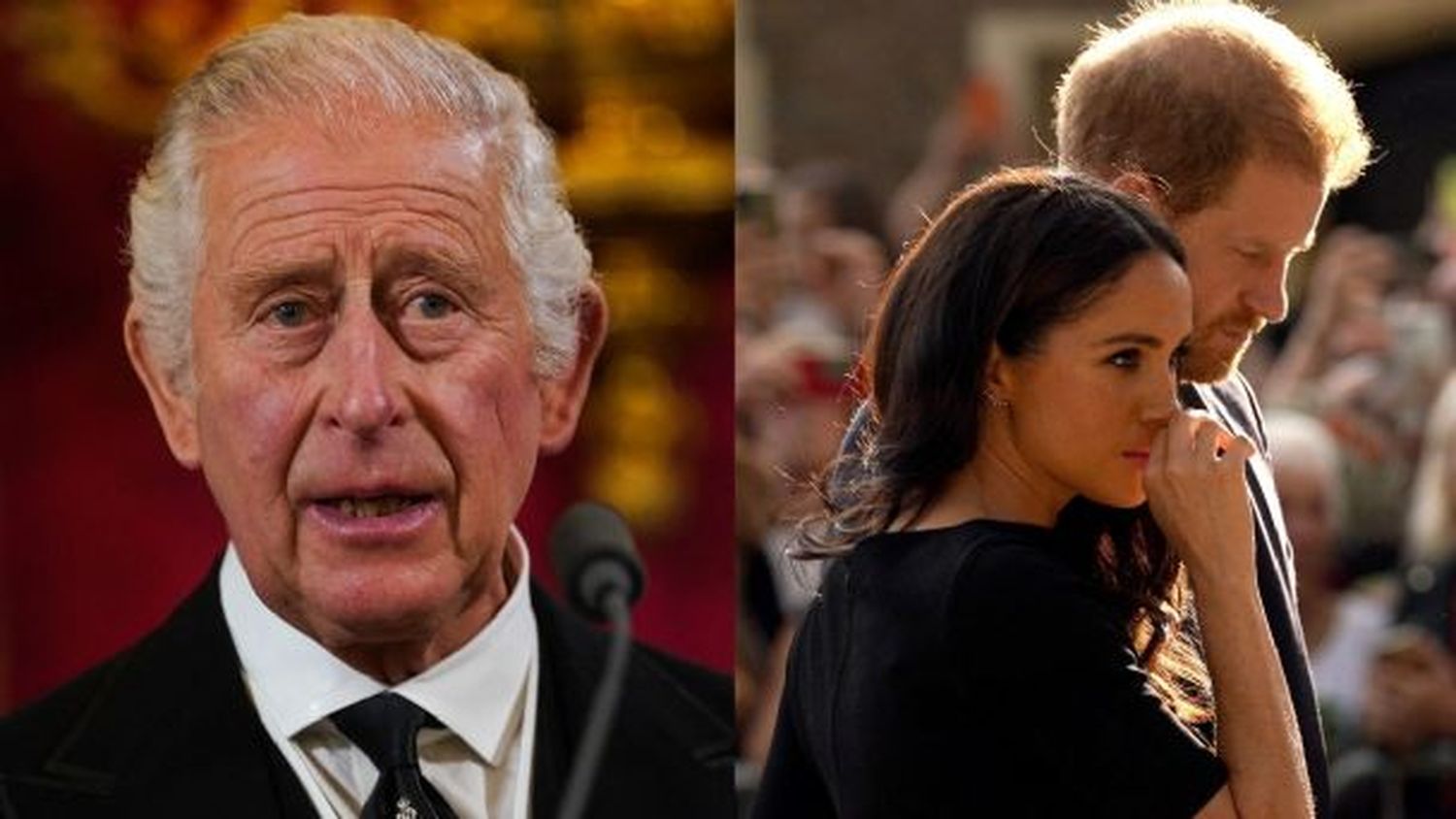 El Rey Carlos III le prohibió al Príncipe Harry llevar a Meghan Markle al funeral de la reina Isabel II