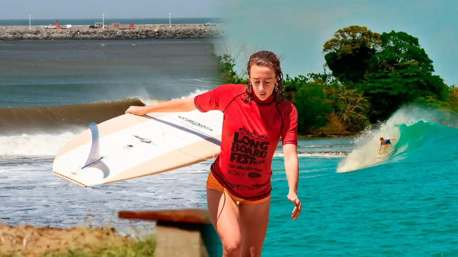 Evely Gontier comparó las playas de Quequén con las de Panamá