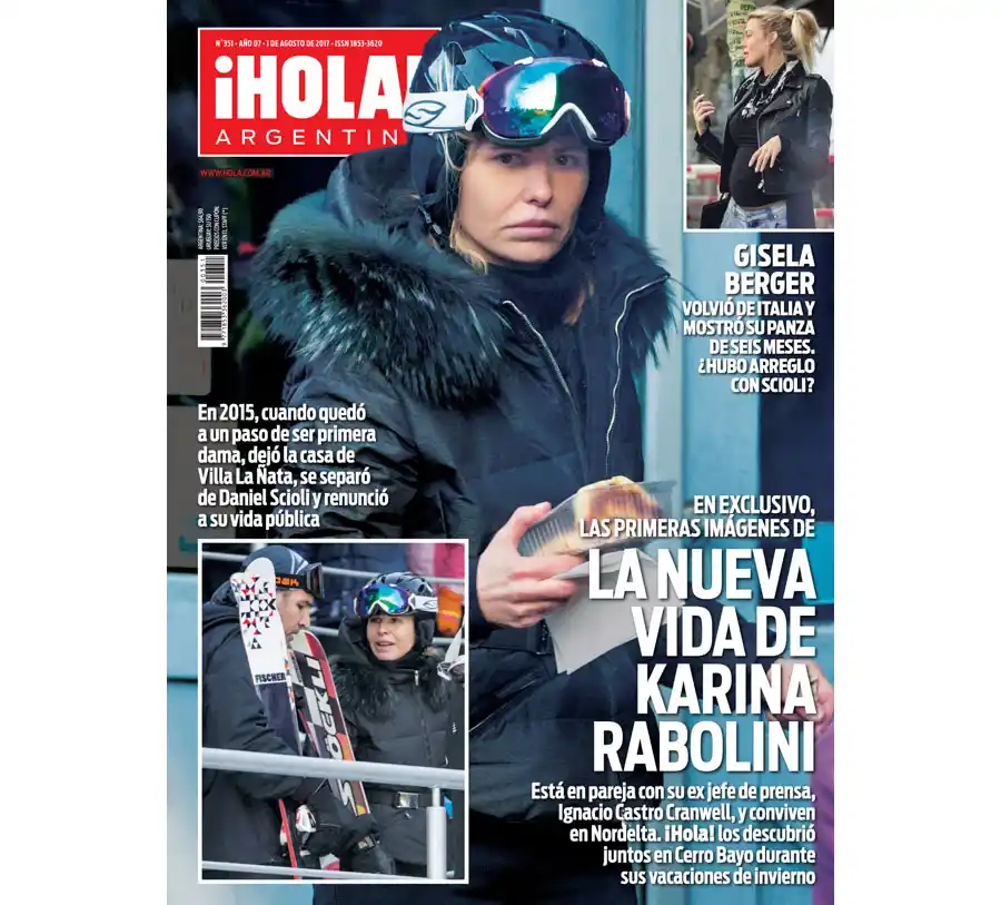 La nueva vida de Karina Rabolini en ¡Hola! Argentina