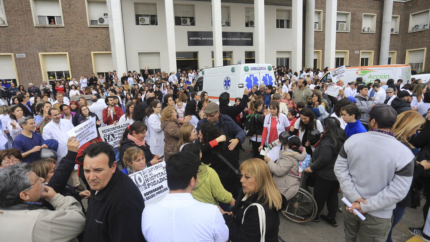 El hospital Posadas es una de las instituciones afectadas por los despidos.