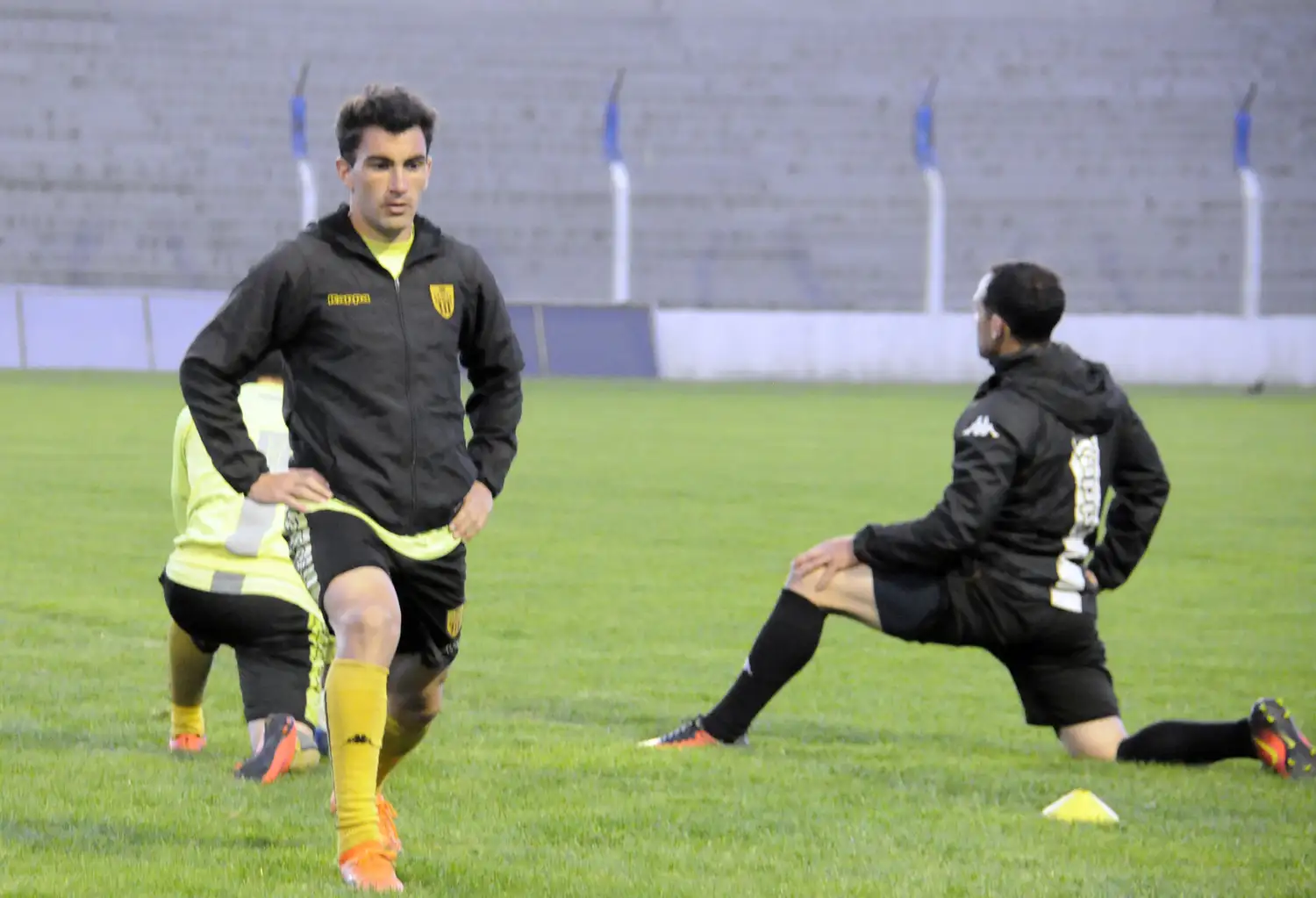Santamarina probó con los once que se perfilan