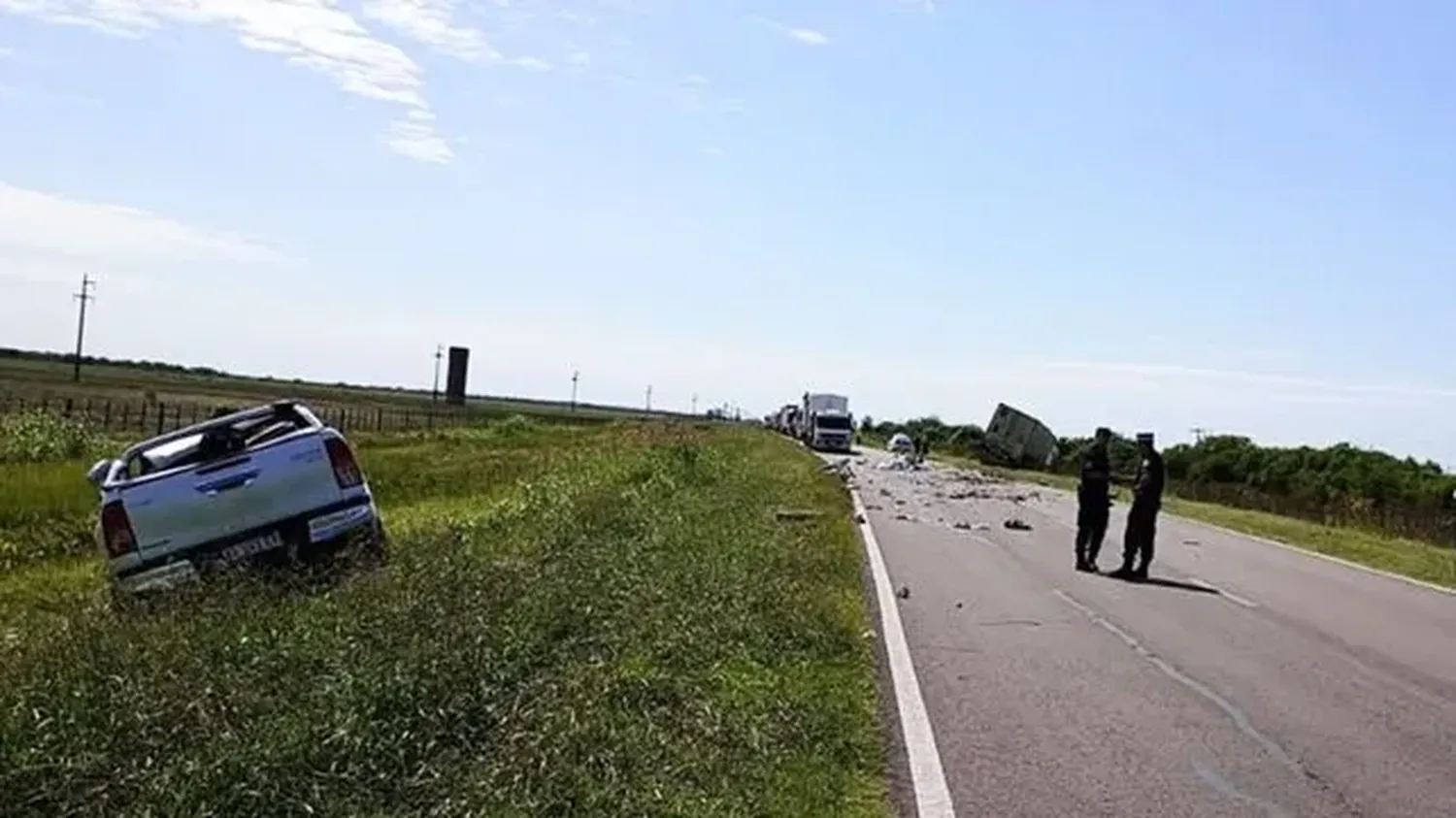 Tragedia en la Ruta 127: Tres fallecidos en un choque frontal