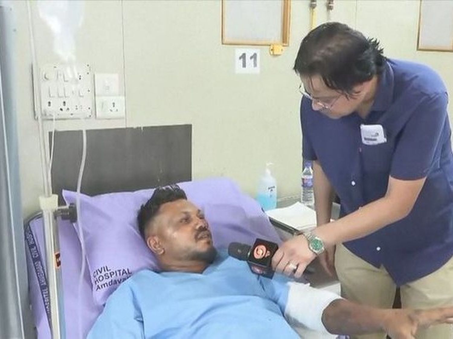Vishwash Kumar Ramesh relató a la prensa los duros momentos que atravesó.