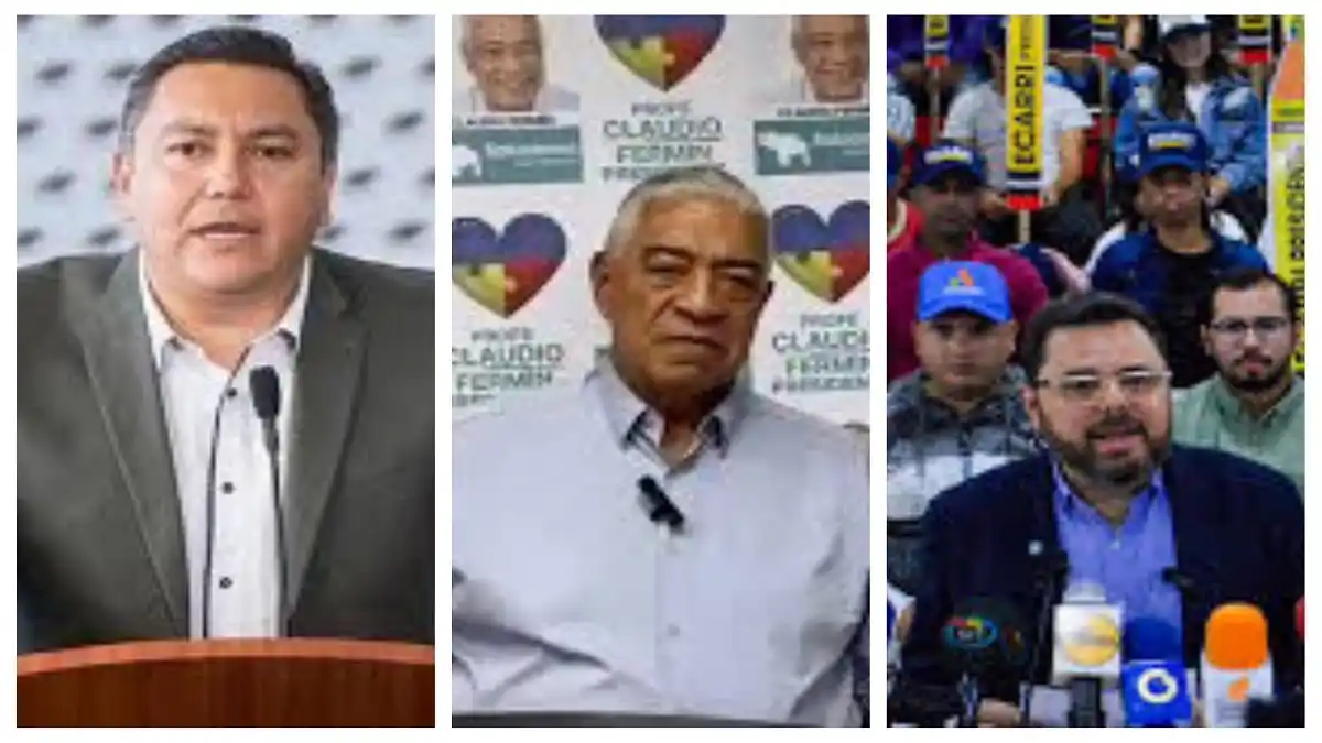 BERTUCCI, ECARRI y FERMÍN exigen al CNE publicar las actas de cada mesa «para garantizar la paz» de la República (+Videos)