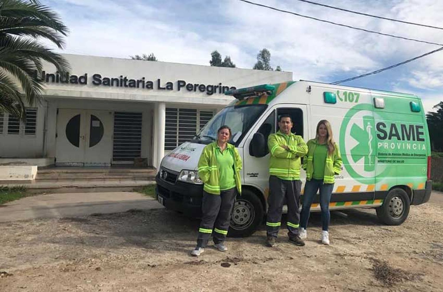 En medio de la pandemia, cruces por la presentación de una ambulancia