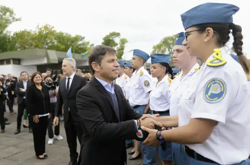 Kicillof y Alak inauguraron el nuevo edificio de la Escuela de Cadetes del Servicio Penitenciario Bonaerense