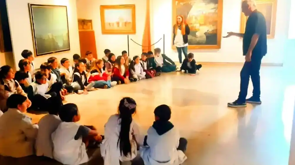 Visita al Mubata de de 3° año, primera y segunda división, de la Escuela Primaria N°15