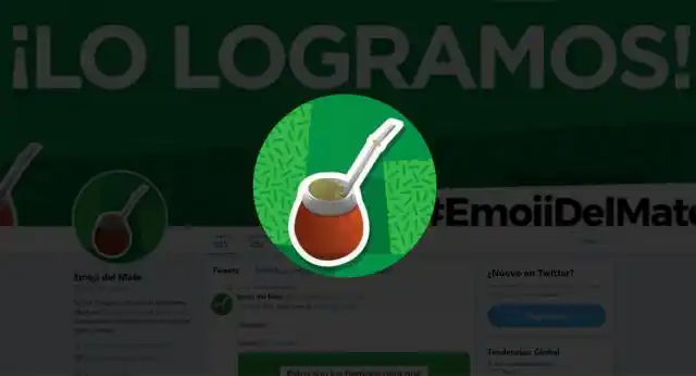 Finalmente, el emoji del mate llegó a Twitter
