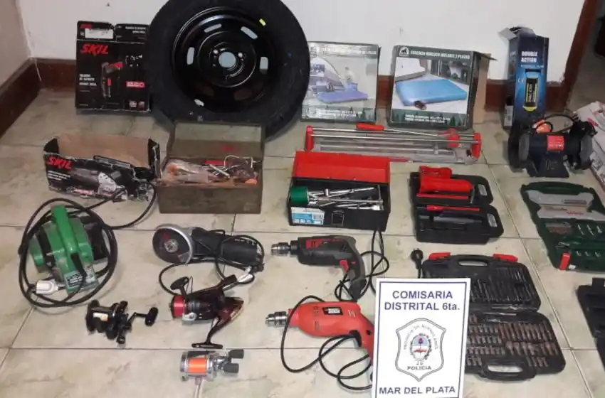 Lo detuvieron por robar herramientas de una carpintería