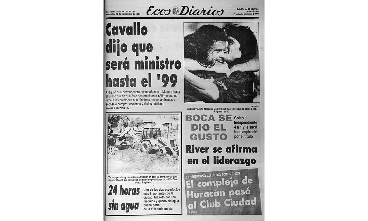 Miércoles 30 de noviembre de 1994