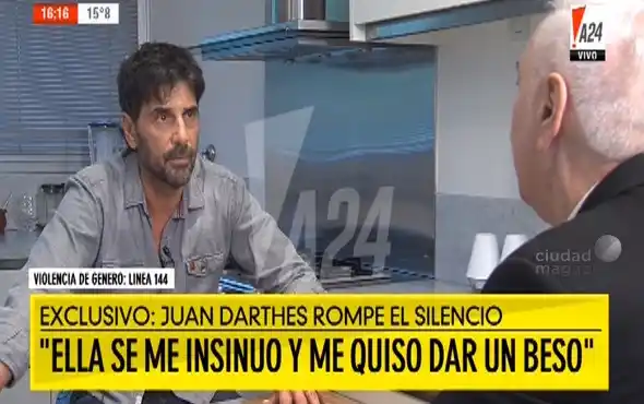 Entrevista a Darthés: "Si esto es cierto, soy yo el que me mato"