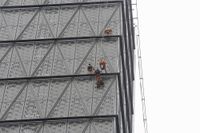 Un youtuber polaco escaló más de 20 pisos en un edificio porteño