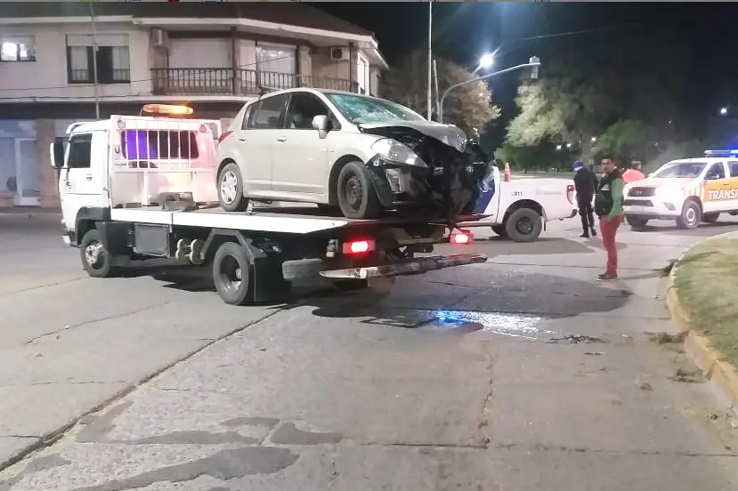 Otro choque en el mismo lugar y luego se viralizó