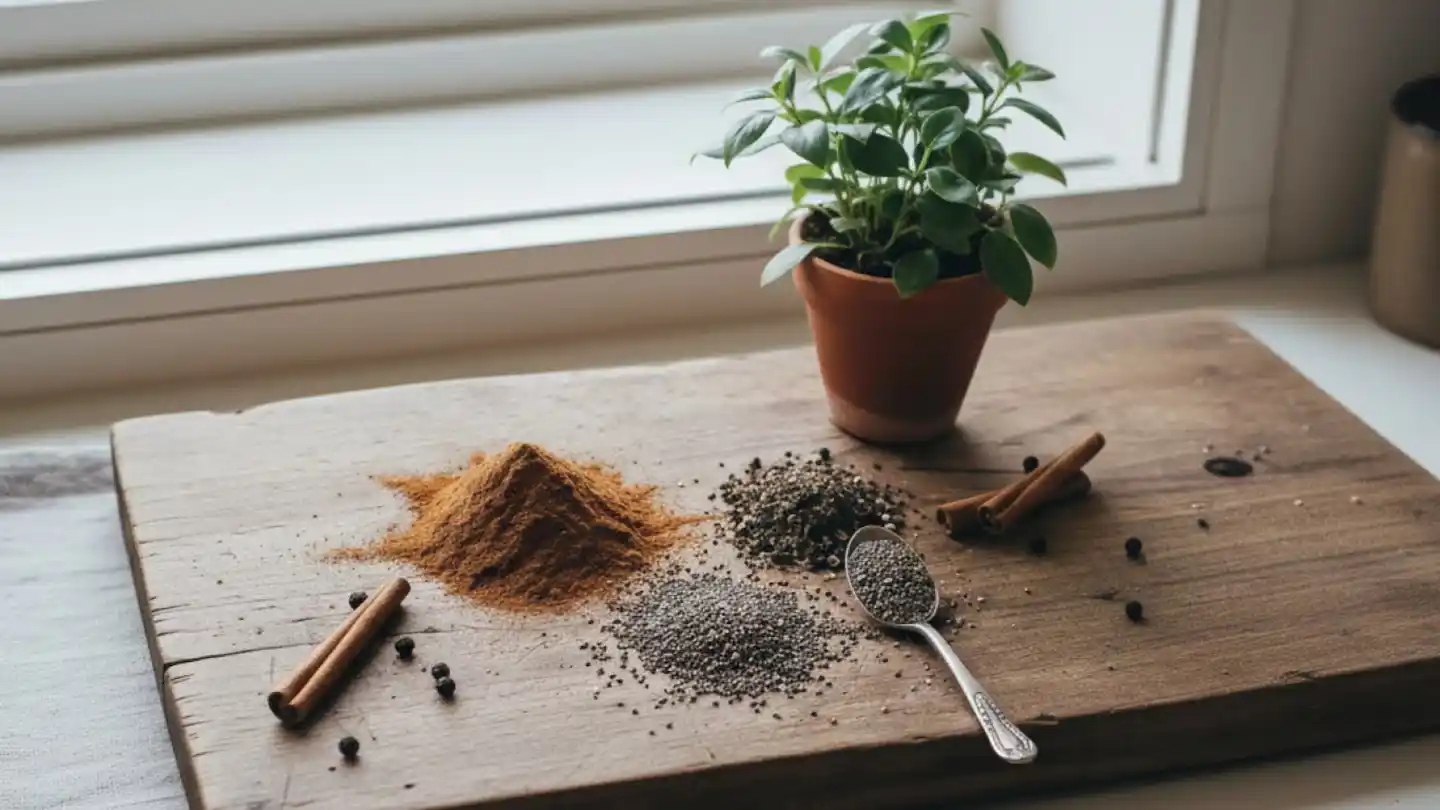Cómo usar canela, pimienta y semillas de chía para un potente fertilizante.