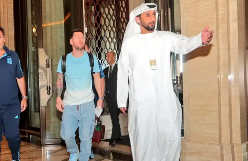 Llegó el número 1: Messi arribó a Abu Dhabi para sumarse a la Selección