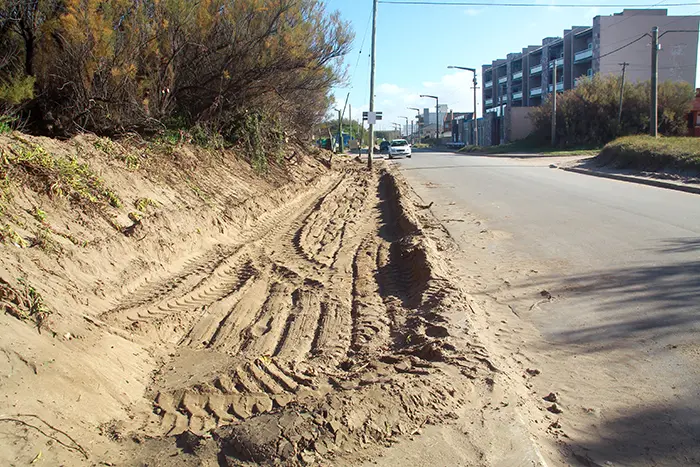 Comenzó la remodelación de la avenida 502 de Quequén