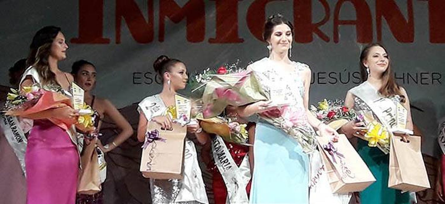 Fiesta Provincial del Inmigrante: Camila Martino, es la nueva Reina