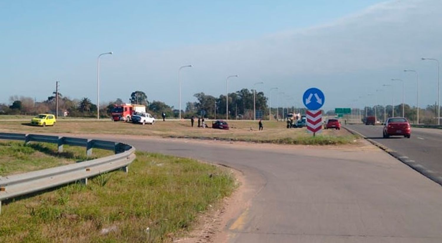 Un hombre perdió la vida tras ser embestido por un auto en Autovía Artigas