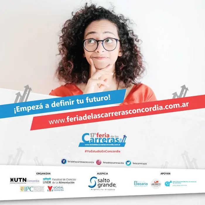 Comienza la XVII Feria de las Carreras de Concordia, 100% online