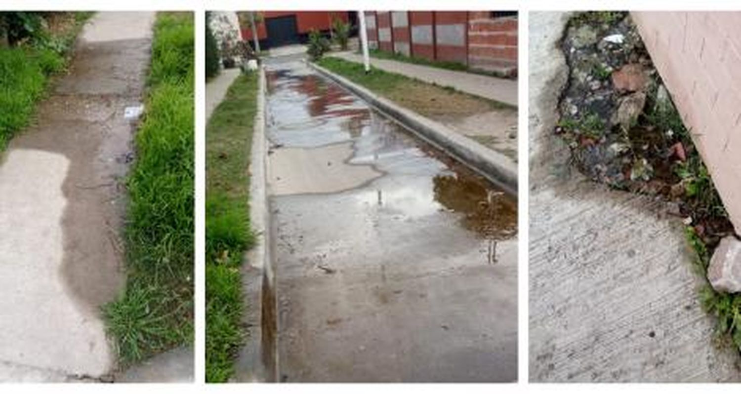 Reclamo en el barrio Obrero: “Que vengan a arreglar los caños”