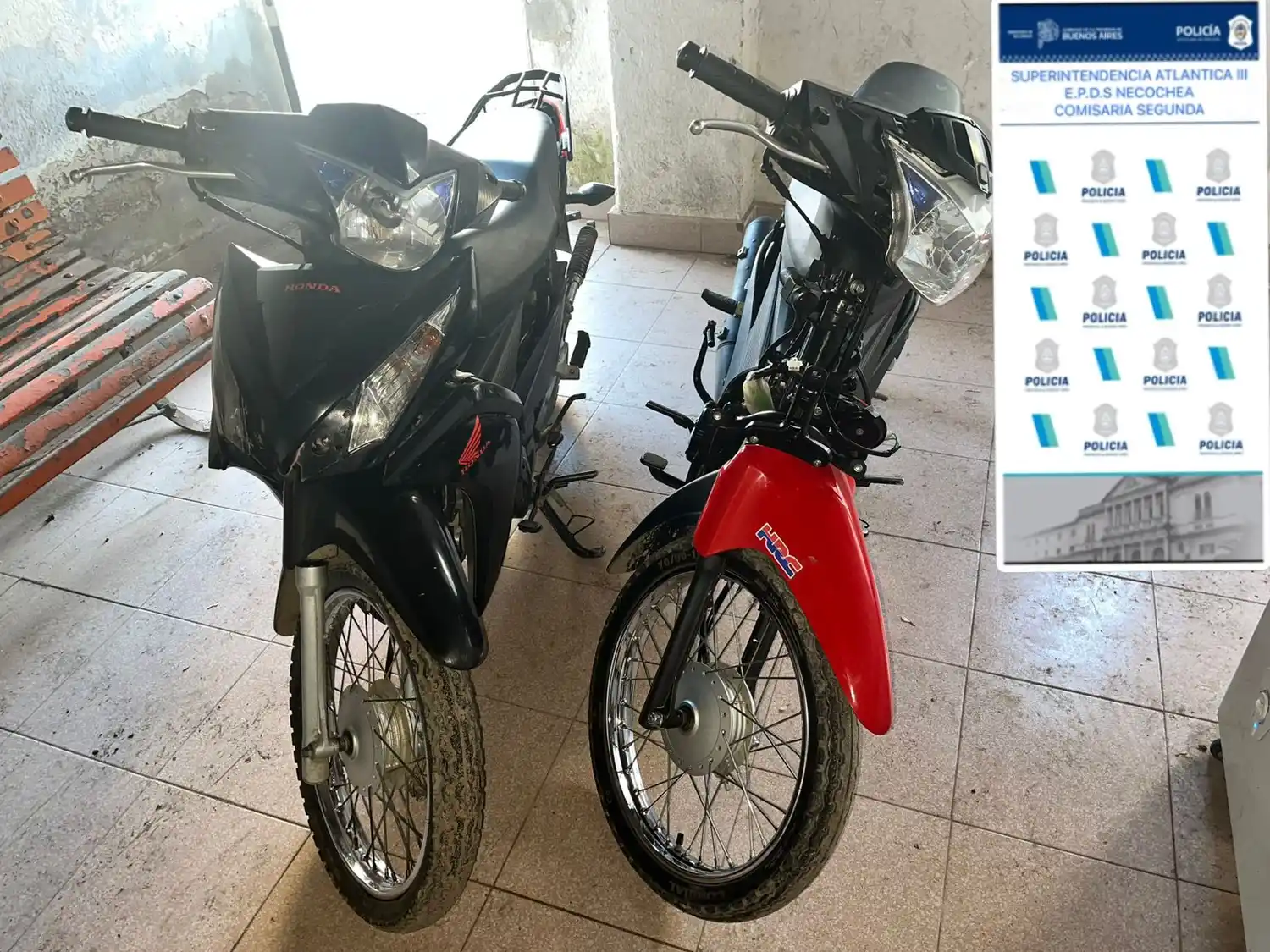 Motos secuestradas