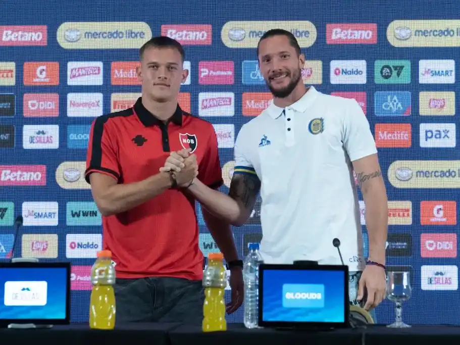 Ledesma y Regiardo brindaron una conferencia de prensa de cara al clásico rosarino