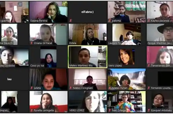 Alumnos marplatenses conocieron las Cataratas del Iguazú por videoconferencia