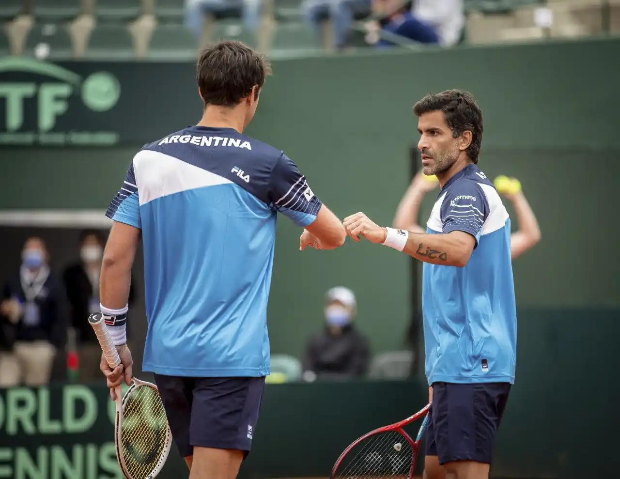 Zeballos y González, los mejores argentinos del ranking de doble.