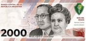 Se suspendió la emisión de billetes de $ 2000