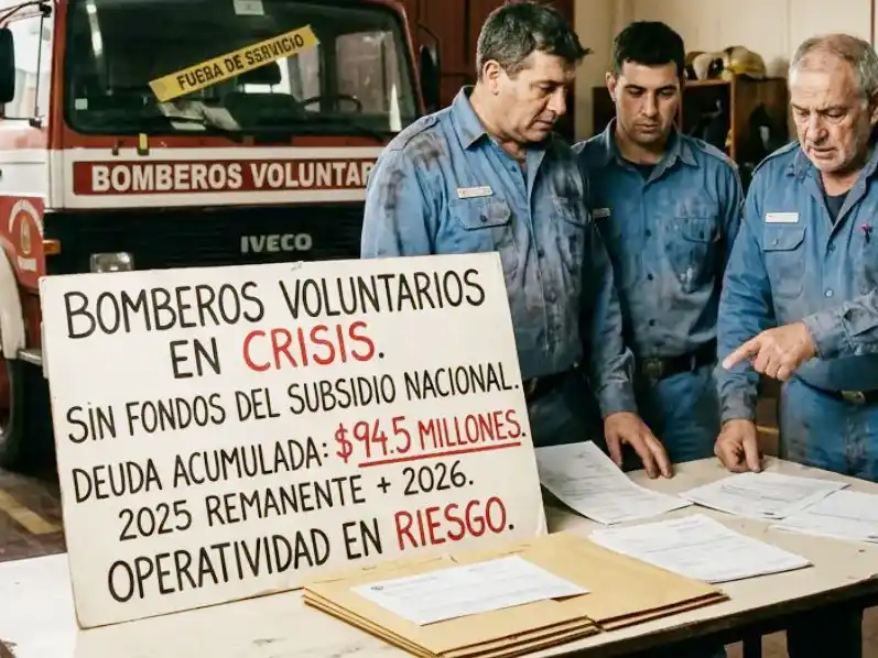 Denuncian falta de fondos en cuarteles de Bomberos Voluntarios y cierres en varias provincias