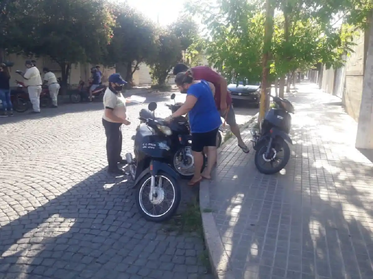 Realizaron un control vehicular y secuestraron 49 motocicletas