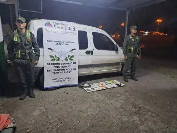 Secuestro de cocaína en operativo sobre la Ruta Nacional 12