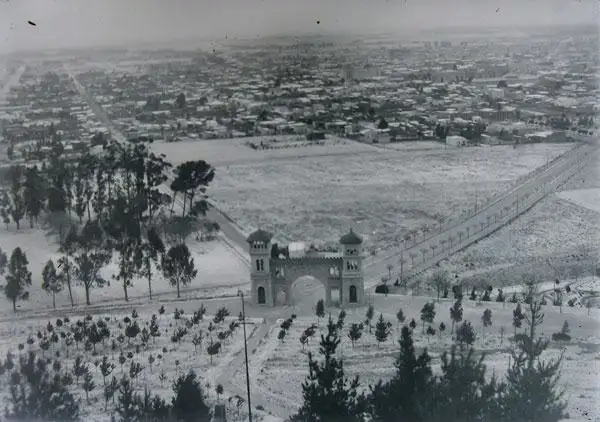 Tandil a vuelo de pájaro en 1882