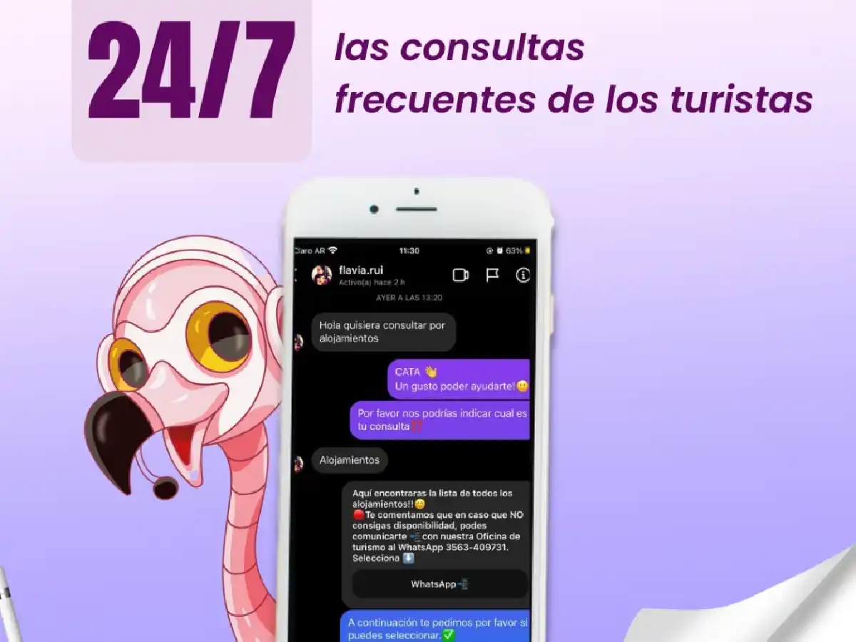 Pink: el nuevo asistente virtual para turistas de Miramar        