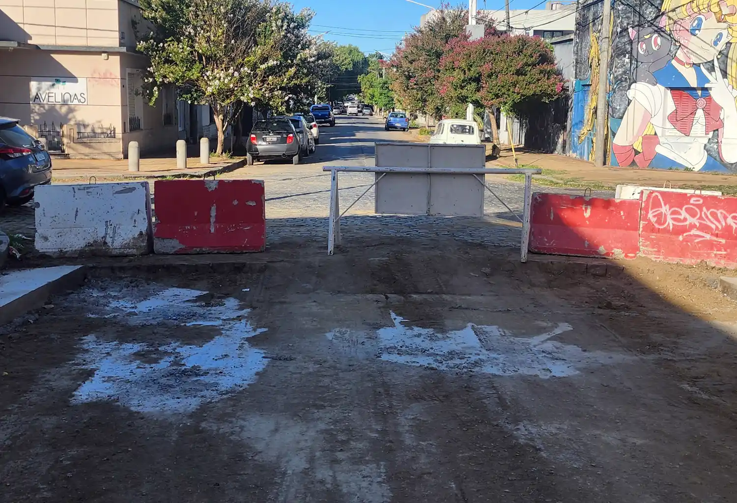 Los frentistas celebraron la medida y señalar que la reanudación de la obra “nos trae tranquilidad a todos los vecinos”.