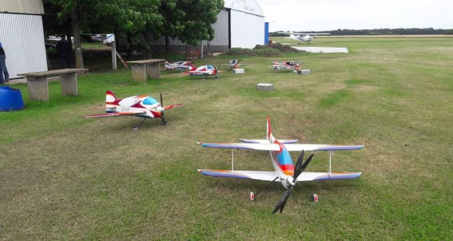 Durante todo el fin de semana, Concurso Nacional de Aeromodelismo en el Aeroclub