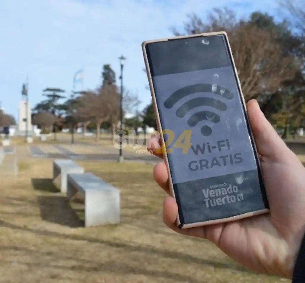 El gobierno venadense instaló wifi libre en plazas San Martín y Padre Giraldi