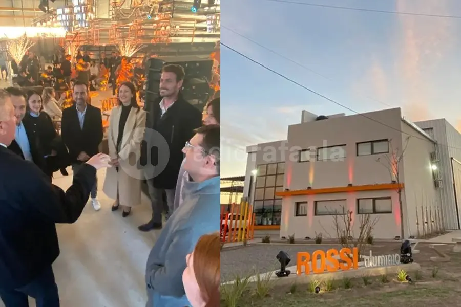 Gonzalo Aira participó de la inauguración del Centro de Distribución de Rossi Aluminio en San Francisco