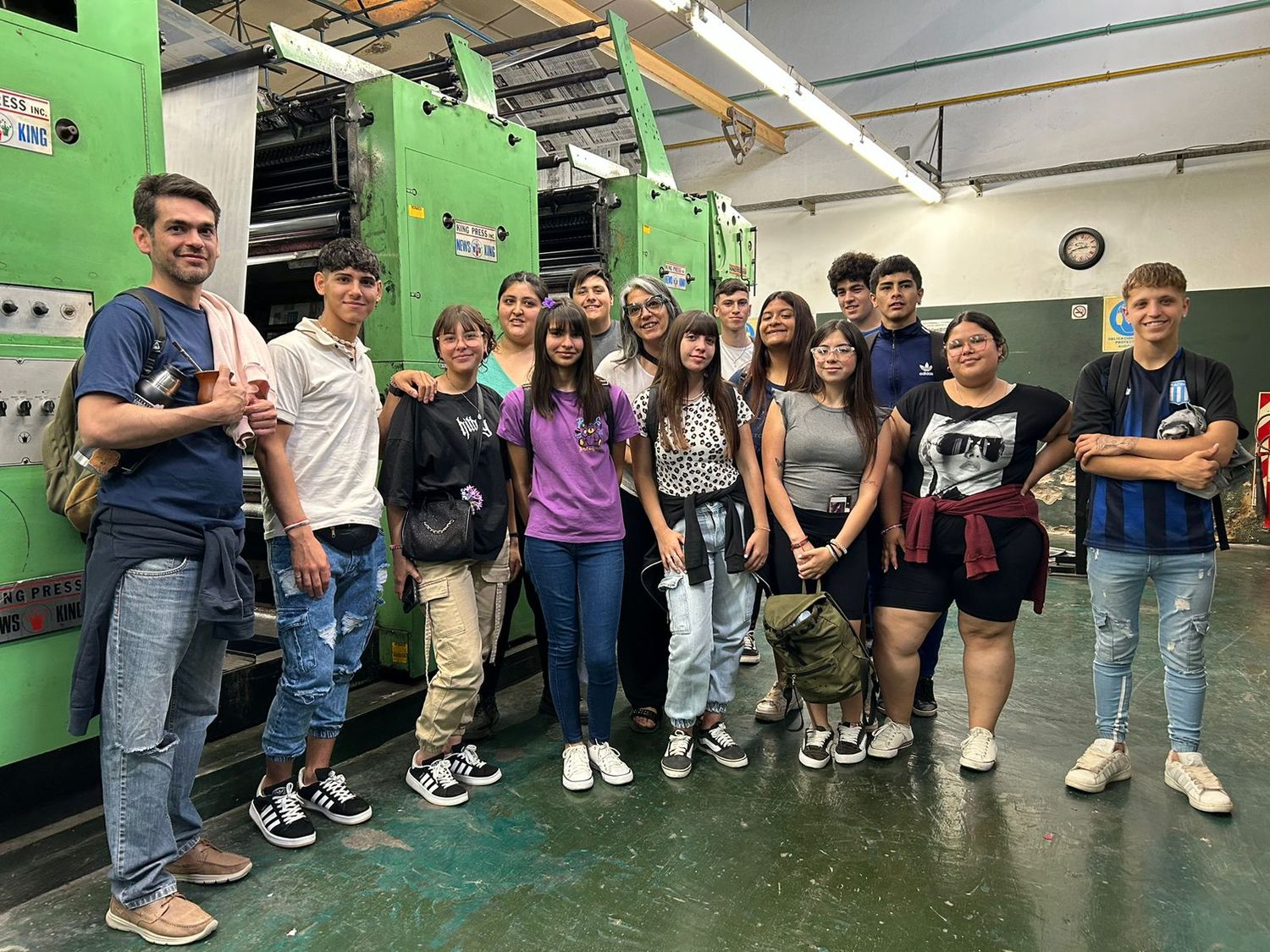 Visita de los alumnos de la Escuela Secundaria N°3